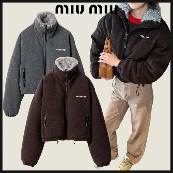 【即発】ミュウミュウ フリース ダウンジャケット｜ML1147｜