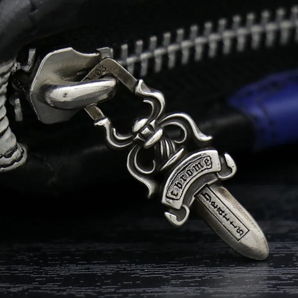 クロムハーツ セメタリークロス オーガナイザー ラウンドファスナー トラベルケース キルト マルチカラー ch251142