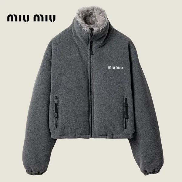 【即発】ミュウミュウ フリース ダウンジャケット｜ML1147｜