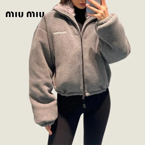 【即発】ミュウミュウ フリース ダウンジャケット｜ML1147｜