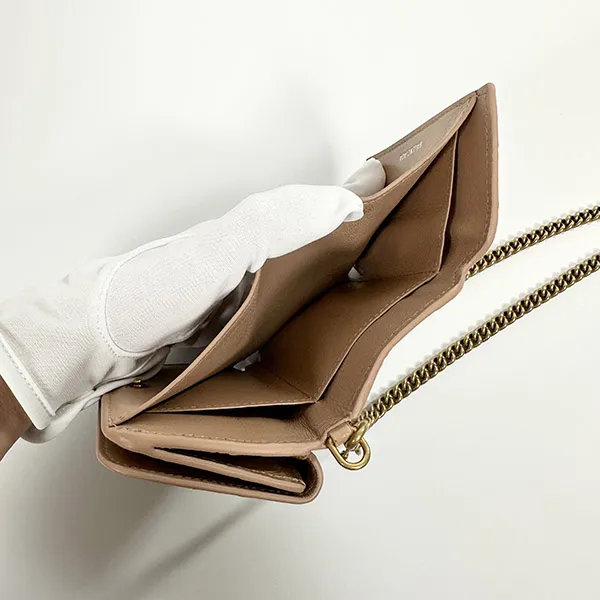 最安値挑戦【国内即発】バレンシアガ コピー/CASH クロコ チェーン付き三つ折り財布 6181451LRRM4623