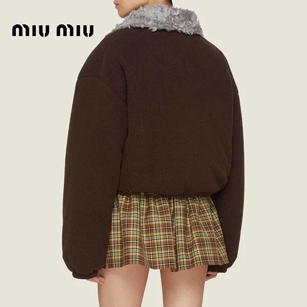 【即発】ミュウミュウ フリース ダウンジャケット｜ML1147｜