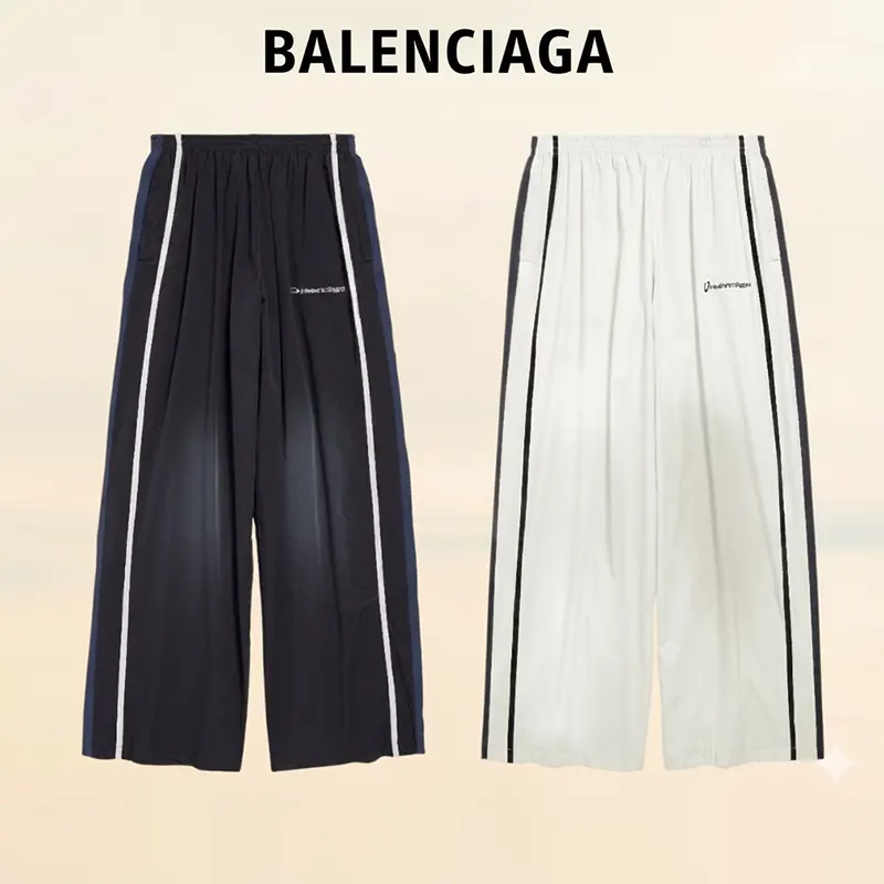 おすすめバレンシアガ メンズ 50/50 トラックスーツパンツ 2色 bl9665445