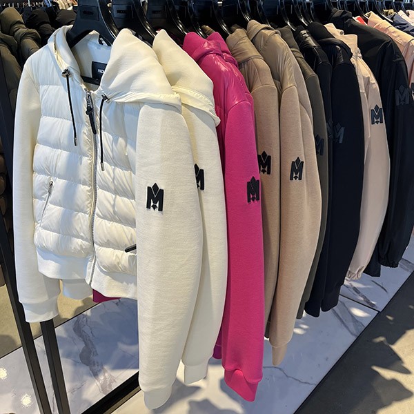 口コミ異素材組み合わせ【マッカージュ】Ramona ラモーナ ジャケット 偽物 c25103104