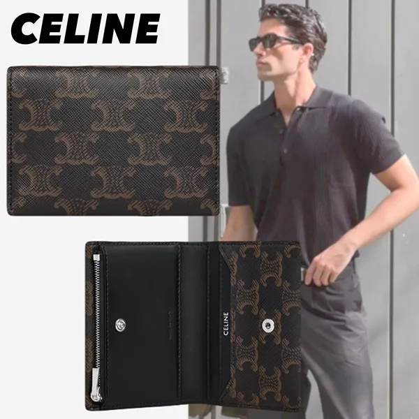 【訳あり特価】セリーヌ 偽物 スナップ付き スモール バイフォールド 10N262BZR.38SI