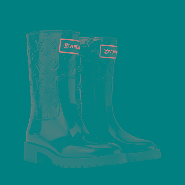 【ルイヴィトン】Drops Flat レインブーツ 偽物 1AIUS5