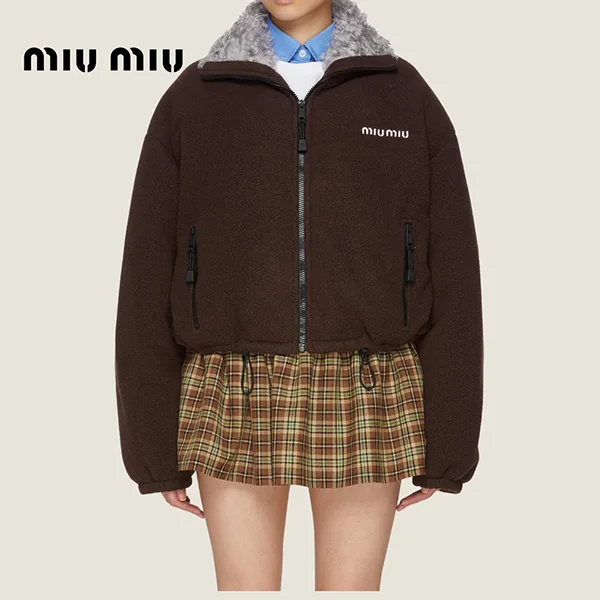 【即発】ミュウミュウ フリース ダウンジャケット｜ML1147｜