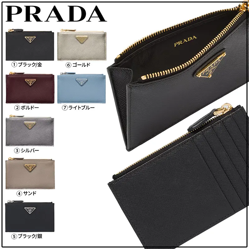 残り僅かプラダ サフィアーノトライアングル カードケース 7色 pld551488