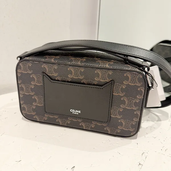 口コミ【セリーヌ】トリオンフキャンバス メンズ ショルダーバッグ 偽物 ce251105