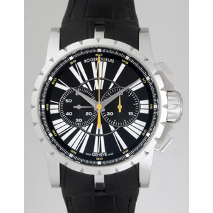 ロジェデュブイ ロジェデュブイ エクスカリバー EX45 78 90 00/09R01/B SS/ブラック皮 世界限定280本 ブラック