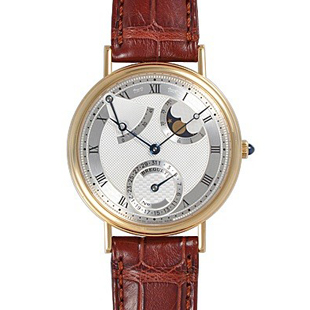 ブレゲコピー クラシックパワーリザーブ ムーンフェイズ 3137BA/ 11/986 新品 メンズ 自動巻き シルバー