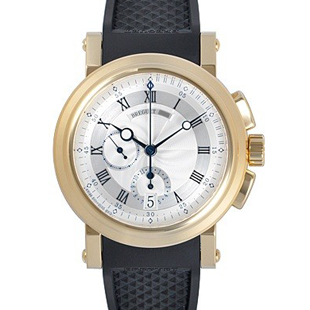 ブレゲコピー マリーンII クロノグラフ 5827BA/12/5ZU 新品 メンズ 自動巻き イエローゴールド シルバー