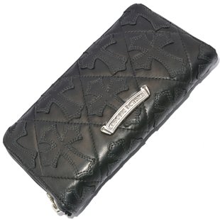 クロムハーツスーパーコピー REC F ZIP #2 Quilted Cemetery Patch セメタリーパッチ ラウンドジップウォレットcho09